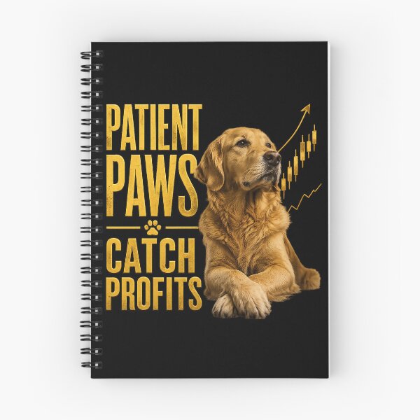 Item preview, Patient Paws Catch Profits Dog Trader Design designed and sold by PipForgeStudio .