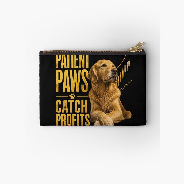 Item preview, Patient Paws Catch Profits Dog Trader Design designed and sold by PipForgeStudio .