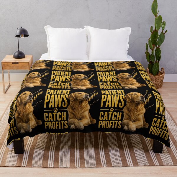 Item preview, Patient Paws Catch Profits Dog Trader Design designed and sold by PipForgeStudio .