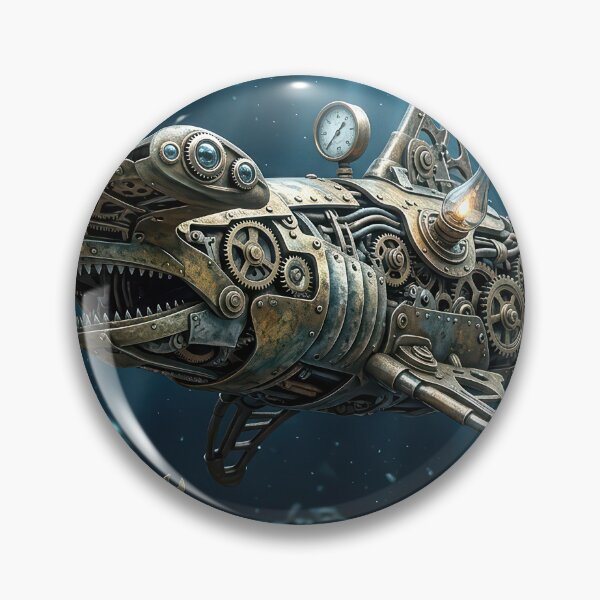 Item preview, Tiburón martillo steampunk designed and sold by andreisky.