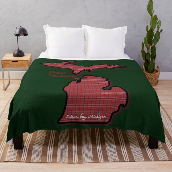 Item preview, Happy Plaiderday | Michigan Plaid Artwork designed and sold by FreshWaterWares.