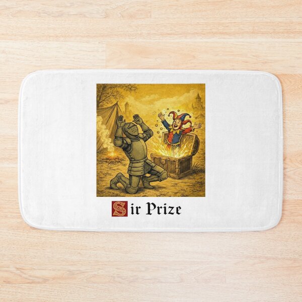 Item preview, Sir Prize Funny Medieval Knight Jester Pun designed and sold by PixlCrypt.