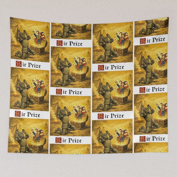 Item preview, Sir Prize Funny Medieval Knight Jester Pun designed and sold by PixlCrypt.