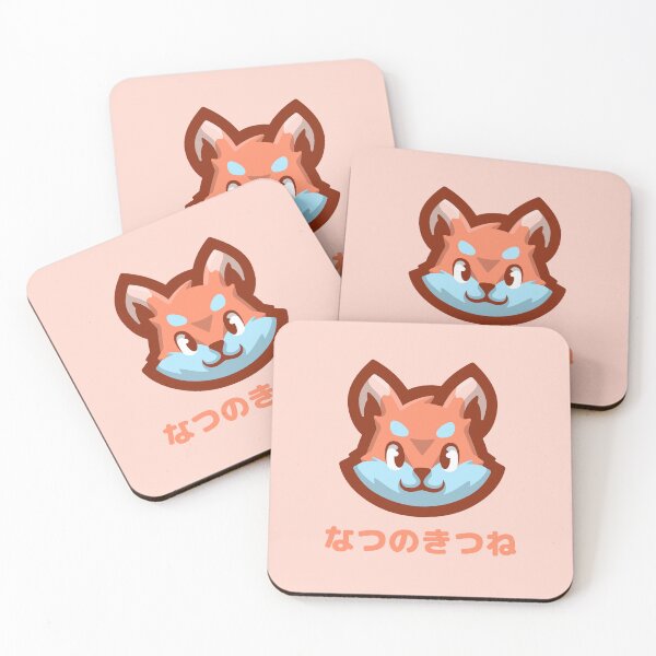 Item preview, Summer Fox Japanese Red Blue Ver 2 designed and sold by DJCartoonDesigns.