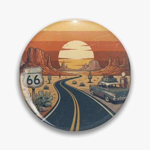 Item preview, Vintage Route 66 Road Trip Shirt designed and sold by OKAR77.