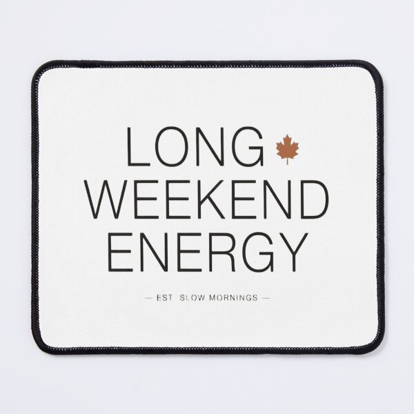 Item preview, Long Weekend Energy Minimal Typography | Modern Civic Day  designed and sold by InspiredCreatives.