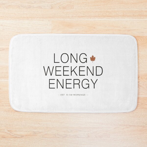 Item preview, Long Weekend Energy Minimal Typography | Modern Civic Day  designed and sold by InspiredCreatives.
