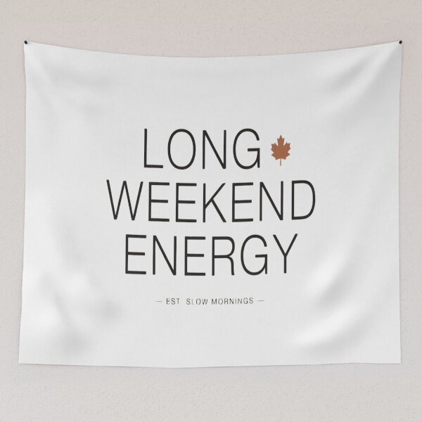 Item preview, Long Weekend Energy Minimal Typography | Modern Civic Day  designed and sold by InspiredCreatives.