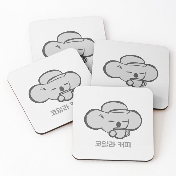 Item preview, Koala Coffee Korean designed and sold by DJCartoonDesigns.