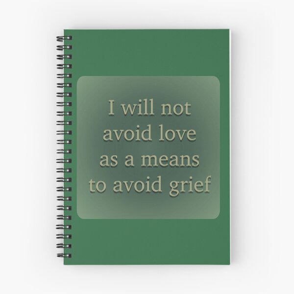 Item preview, I will not avoid love as a means to avoid grief designed and sold by C--V--C.