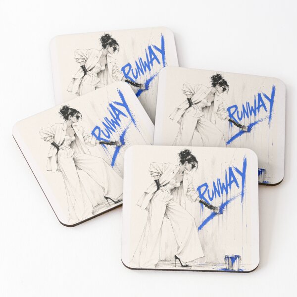Item preview, Luxury Street Art—Elegant Graffiti with a blue twist. designed and sold by NewtBoo.