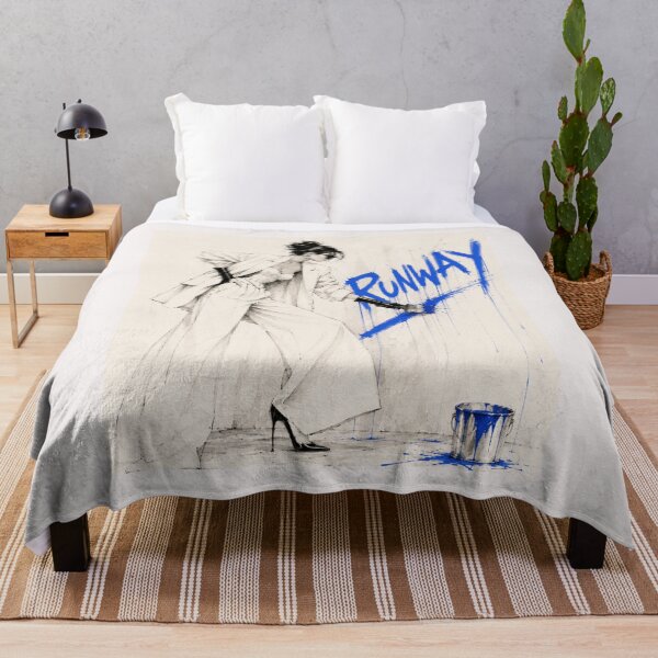 Item preview, Luxury Street Art—Elegant Graffiti with a blue twist. designed and sold by NewtBoo.