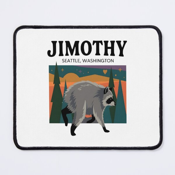 Item preview, Jimothy Raccoon Seattle Washington Vintage Sunset Nature designed and sold by PixlCrypt.