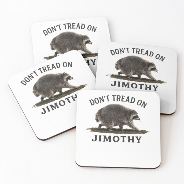 Item preview, Don't Tread On Jimothy Funny Raccoon Patriotic Meme designed and sold by PixlCrypt.