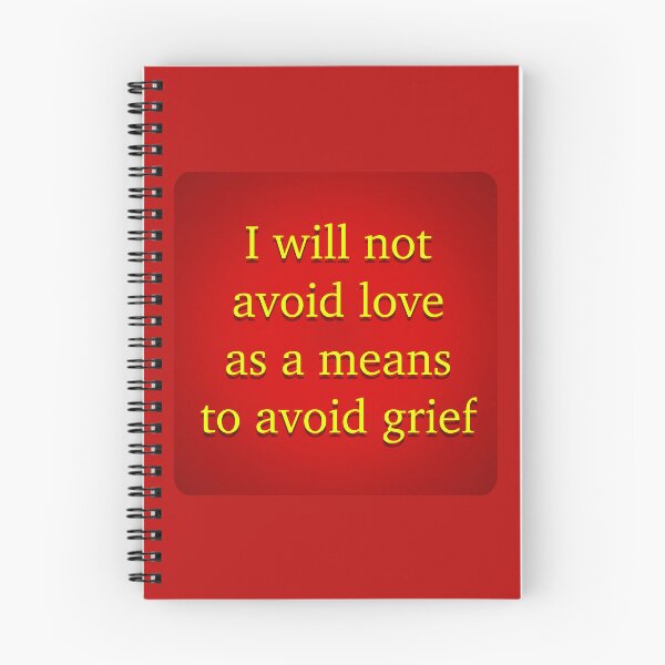 Item preview, I will not avoid love as a means to avoid grief designed and sold by C--V--C.