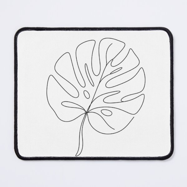 Item preview, Minimalist Botanical Monstera Leaf One Line Art designed and sold by Broken143.