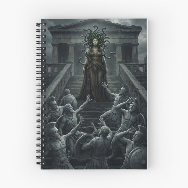Item preview, Medusa's Petrified Army - Epic Gorgon Dark Temple Fantasy designed and sold by TheRichGallery.
