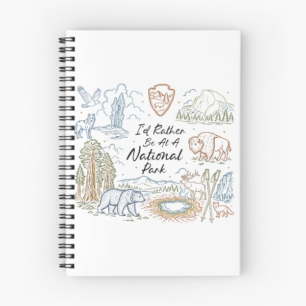 Item preview, National Park Adventure Shirt Hiking Camping Nature Outdoorsy Wildlife Tee Mountain Hiking America Parks Lovers Gift For Her Granola Girl designed and sold by LessIsLoud.