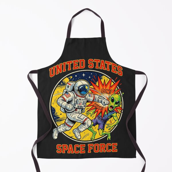 Item preview, United States Space Force Astronaut Punching An Alien In The Face designed and sold by legendaryskins.