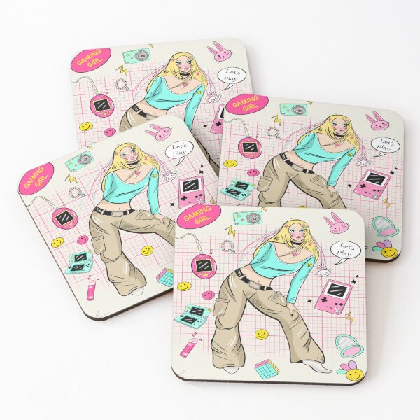 Item preview, Gaming girl - Where Y2K aesthetic meets retro gaming culture designed and sold by Lyxeiart.