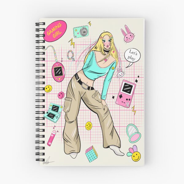 Item preview, Gaming girl - Where Y2K aesthetic meets retro gaming culture designed and sold by Lyxeiart.
