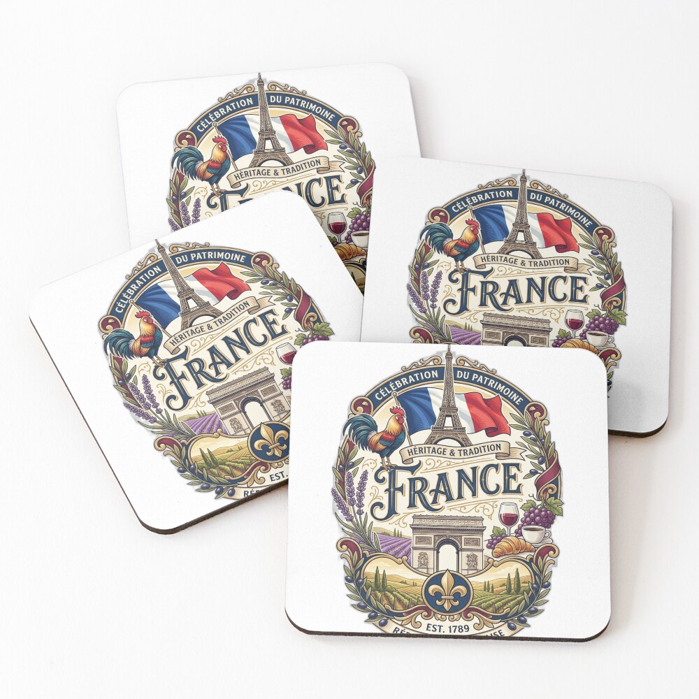 Item preview, Coasters (Set of 4) designed and sold by FunFitsFactory.