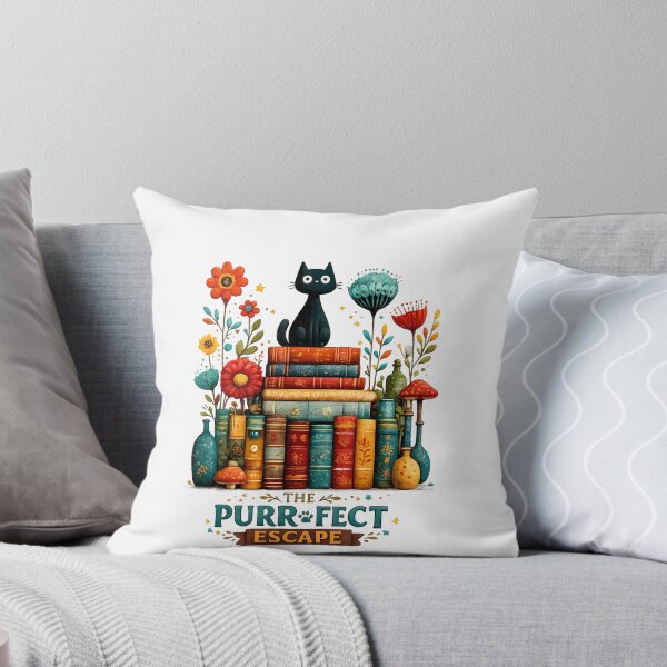 Item preview, Cat & Books – A Cozy Design for Every Book Lover designed and sold by GGAUL.