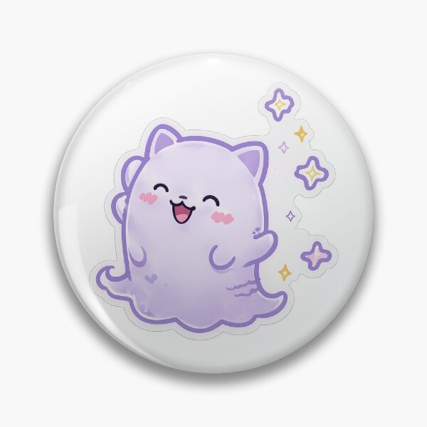Item preview, Stellar Cute Ghost Mascot designed and sold by Bibiirano Store.