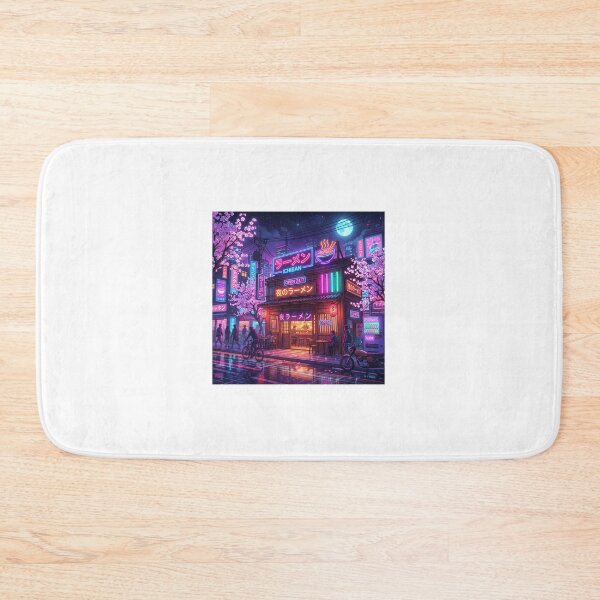 Item preview, Neon Japanese Ramen Shop Night Aesthetic designed and sold by NiceArtsPlace.