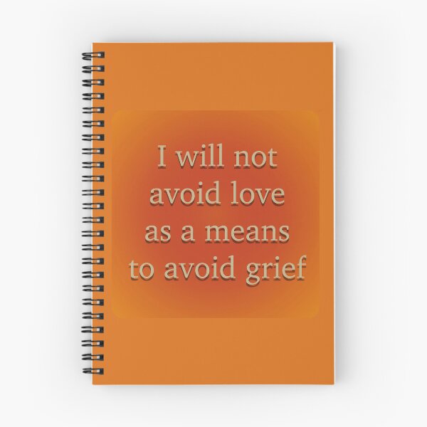 Item preview, I will not avoid love as a means to avoid grief designed and sold by C--V--C.