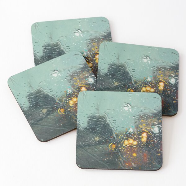 Item preview, Rainy street oil painting designed and sold by Yue Zeng Art Studio.