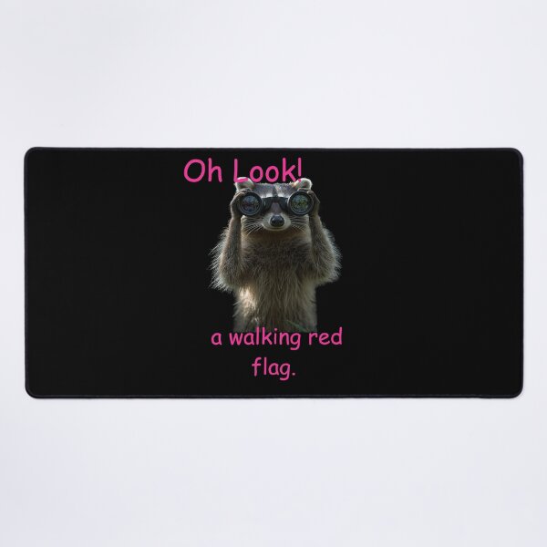 Item preview, Oh look, a walking red flag designed and sold by whatthefoxsays.