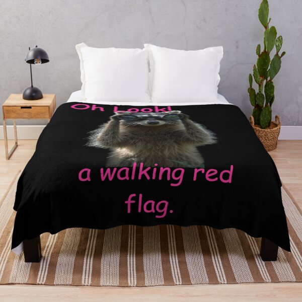 Item preview, Oh look, a walking red flag designed and sold by whatthefoxsays.