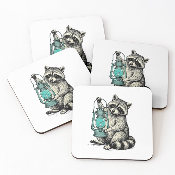 Item preview, Lantern Raccoon designed and sold by Roy & Tiffany.