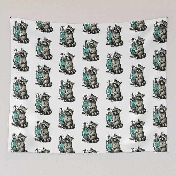 Item preview, Lantern Raccoon designed and sold by Roy & Tiffany.