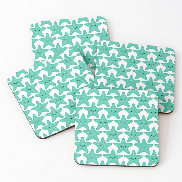 Item preview, Cute Green Starfish Ocean Summer Illustration designed and sold by BigDigital.