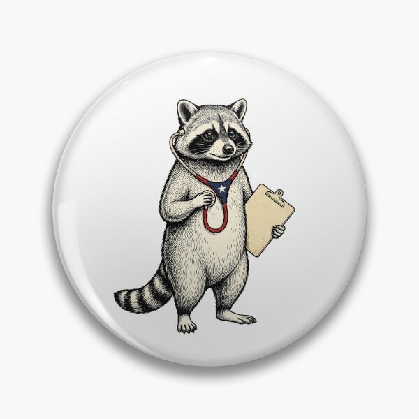 Item preview, Nurse Raccoon designed and sold by Tiffany Roy.