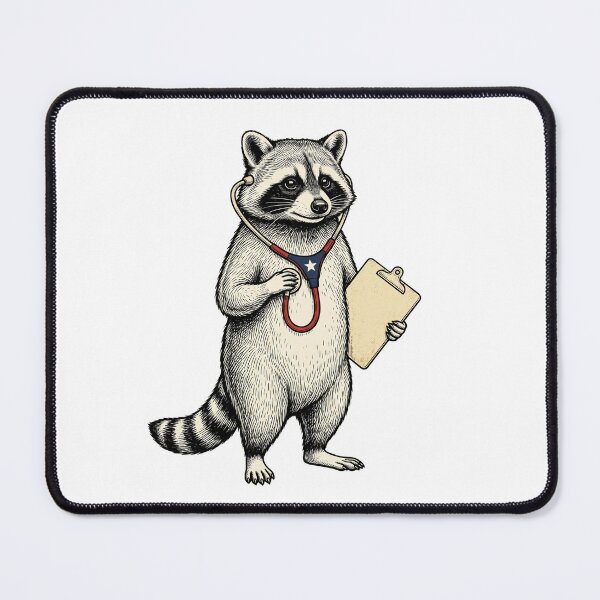 Item preview, Nurse Raccoon designed and sold by Tiffany Roy.