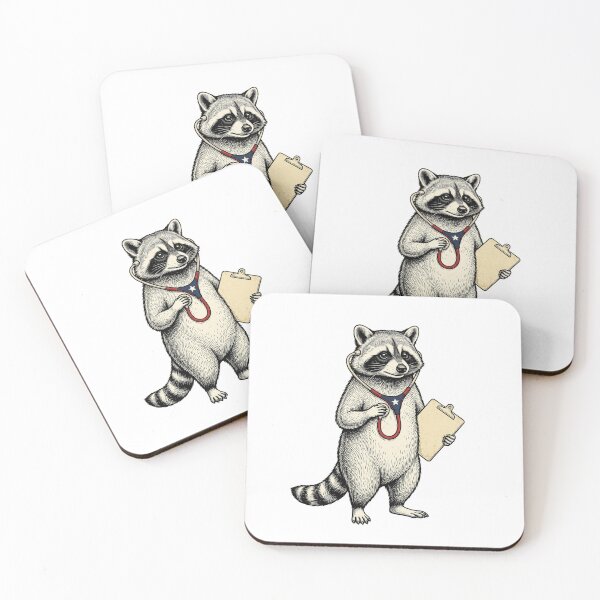 Item preview, Nurse Raccoon designed and sold by Tiffany Roy.