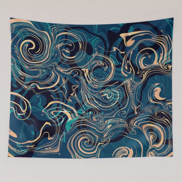 Item preview, marble see and gold reflections designed and sold by becky’s shop.