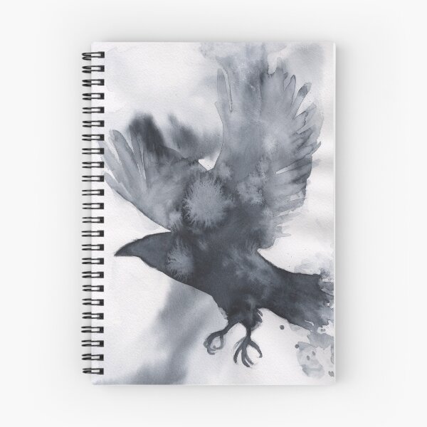 Item preview, Watercolour raven designed and sold by Finnguala's Art.
