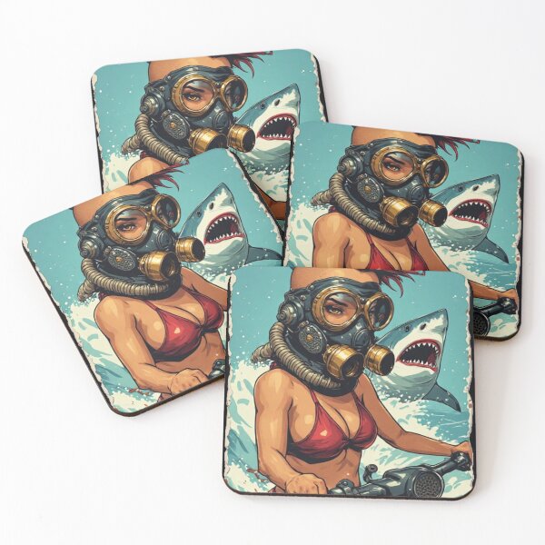 Item preview, Breathing  - Shark Attack designed and sold by halibutgoatramb.