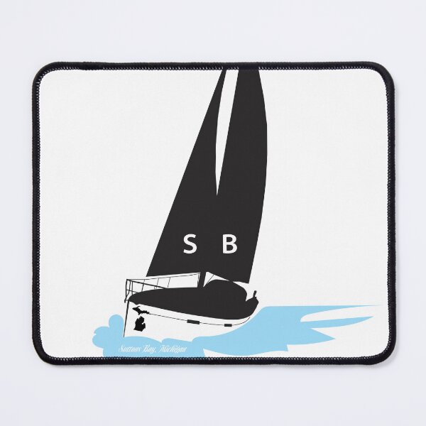 Item preview, Suttons Bay Sailboat | Great Lakes Sailing Artwork designed and sold by FreshWaterWares.