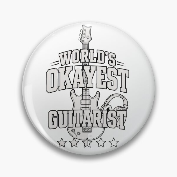Item preview, Worlds Okayest Guitarist designed and sold by mhillmusic.