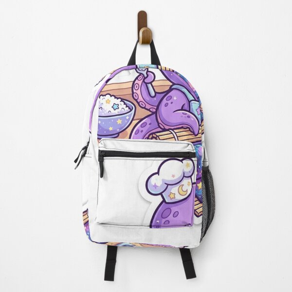 Item preview, Cute Cosmic Galaxy Sushi Chef Octopus designed and sold by NiceArtsPlace.