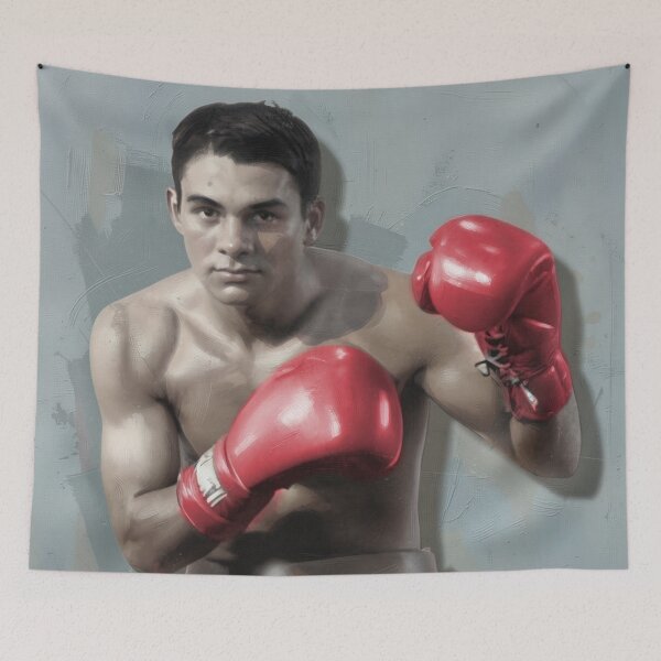 Item preview, Roberto Manos de Piedra Duran boxing legends designed and sold by MoodiArtist.
