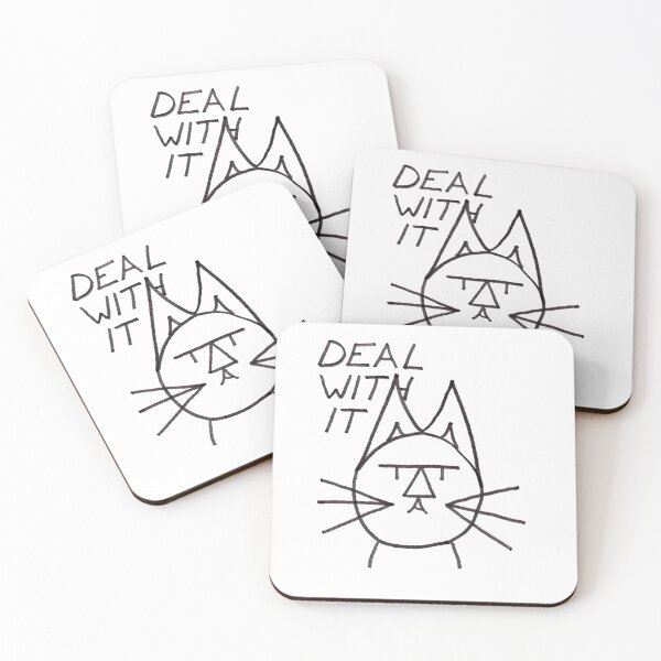 Item preview, FeltTipCat - Deal With It designed and sold by felttipcat.