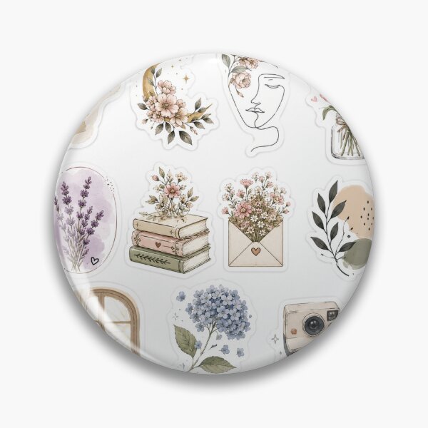 Item preview, Aesthetic Vintage Floral Sticker Pack | Cottagecore Botanical Collection designed and sold by BLOOMVELLE.
