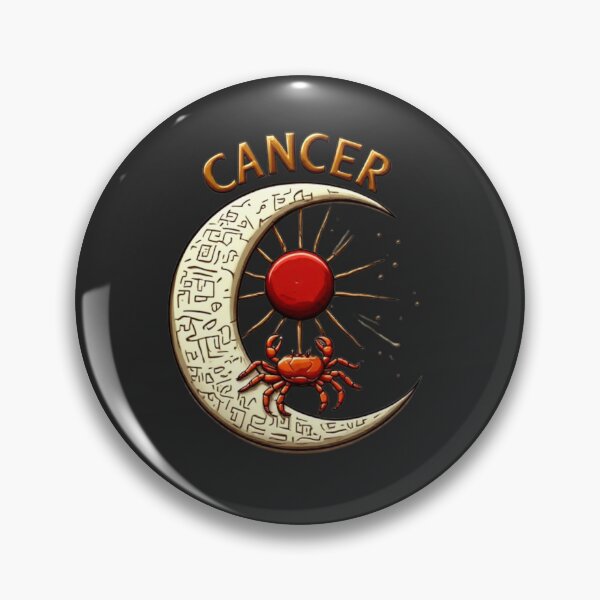 Item preview, Cancer Zodiac Celestial Seal | Elysium Echoes Icon designed and sold by Shift-Bloom.