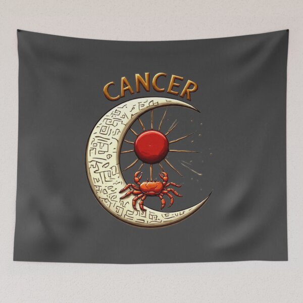 Item preview, Cancer Zodiac Celestial Seal | Elysium Echoes Icon designed and sold by Shift-Bloom.